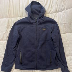 LL Bean Hooded Fleece Zip-Up